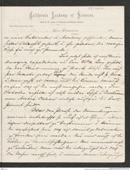 Nachlass Franz Steindachner, Brief von W. Fisher an Franz Steindachner (28.08.1875), Inv.Nr. 133.04, Seite 5